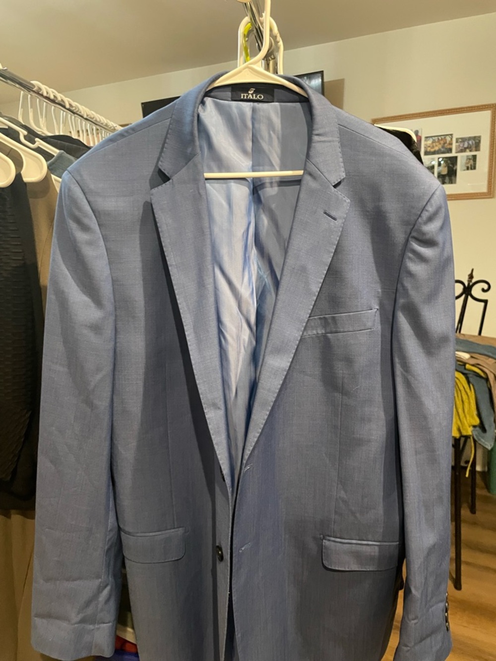 Italo Men's Light Blue Sport Coat